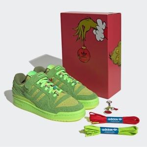 LIMITED EDITION Adidas Forum Low The Grinch Shoes